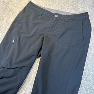 REI Knickers Capri Stretch Pants Black Women Size 4 Hiking Outdoors Travel Fishi